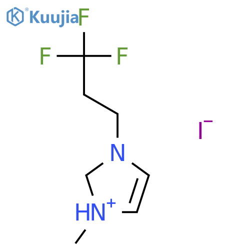 1H-Imidazolium, 1-methyl-3-(3,3,3-trifluoropropyl)-, iodide structure