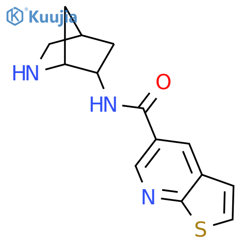 THIENO[2,3-B]PYRIDINE-5-CARBOXAMIDE, N-2-AZABICYCLO[2.2.1]HEPT-6-YL- structure