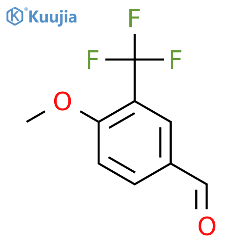 4-Methoxy-3-(trifluoromethyl)benzaldehyde structure
