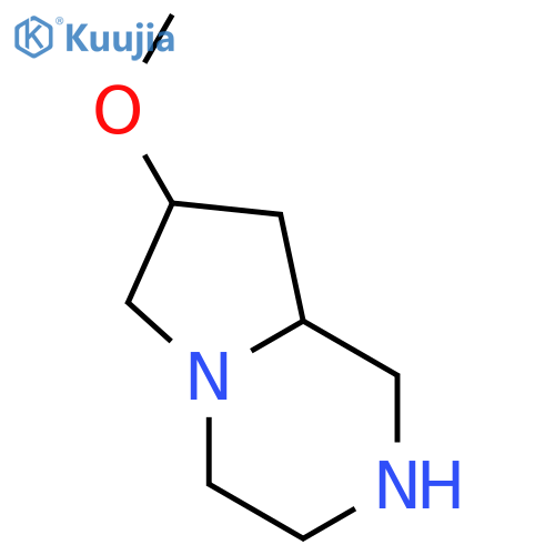 (7R,8aS)-7-methoxy-1,2,3,4,6,7,8,8a-octahydropyrrolo[1,2-a]pyrazine structure