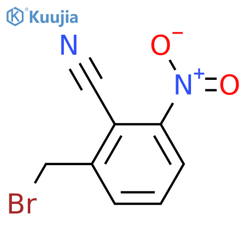 Benzonitrile, 2-(bromomethyl)-6-nitro- structure
