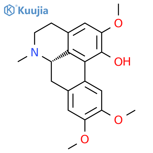 4H-Dibenzo[de,g]quinolin-1-ol,5,6,6a,7-tetrahydro-2,9,10-trimethoxy-6-methyl-, (6aS)- structure
