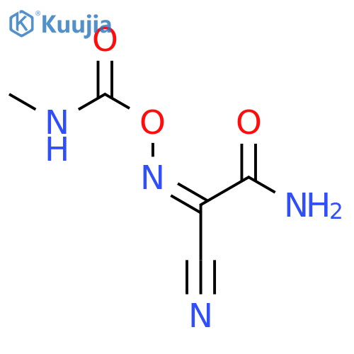 Acetamide, 2-cyano-2-[[[(methylamino)carbonyl]oxy]imino]- structure