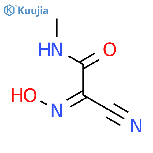 Acetamide, 2-cyano-2-(hydroxyimino)-N-methyl- structure