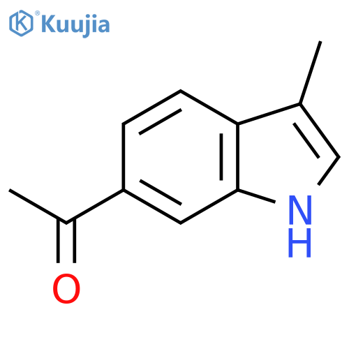 Ethanone, 1-(3-methyl-1H-indol-6-yl)- structure