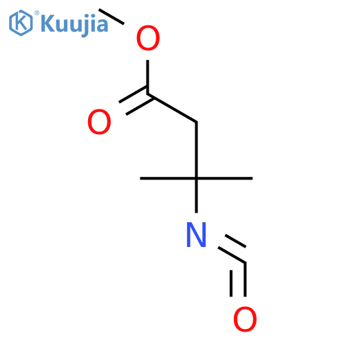 methyl 3-isocyanato-3-methylbutanoate structure