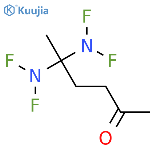 2-HEXANONE, 5,5-BIS(DIFLUOROAMINO)- structure