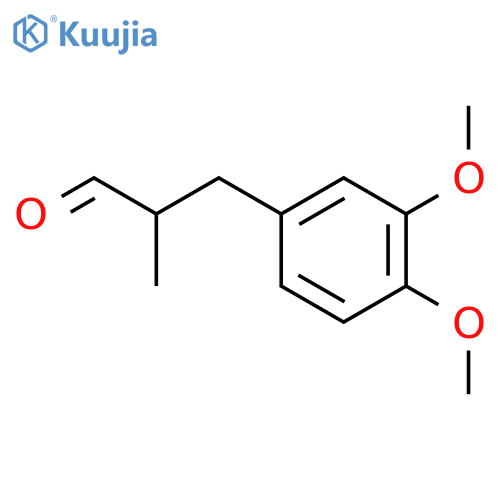 Benzenepropanal,3,4-dimethoxy-a-methyl- structure