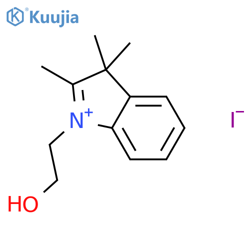 1-(2-Hydroxyethyl)-2,3,3-trimethyl-3H-indolium iodide structure