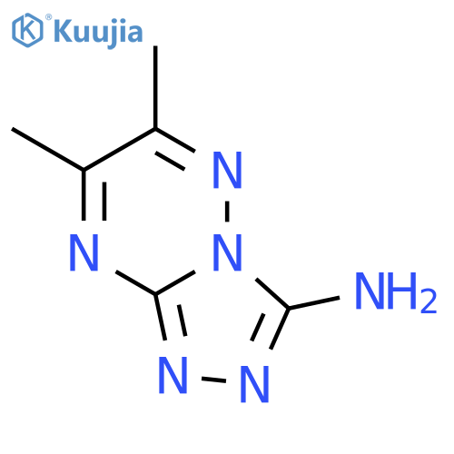6,7-dimethyl[1,2,4]triazolo[4,3-b][1,2,4]triazin-3-amine structure