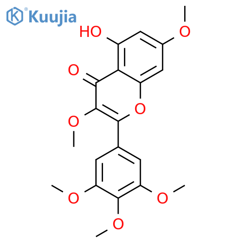 5-Hydroxy-3',3,4',5',7-pentamethoxyflavone structure