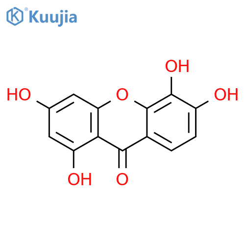 9H-Xanthen-9-one, 1,3,5,6-tetrahydroxy- structure
