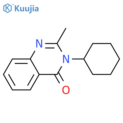 3-cyclohexyl-2-methylquinazolin-4(3H)-one structure