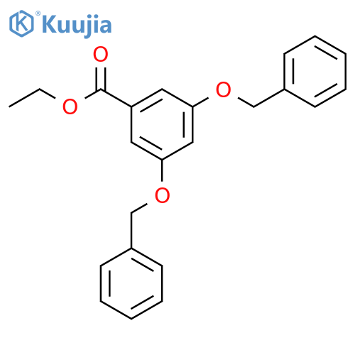 Benzoic acid,3,5-bis(phenylmethoxy)-, ethyl ester structure