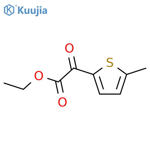 Ethyl 5-methylthiophene-2-glyoxylate structure