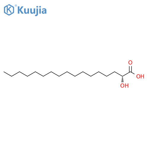 Heptadecanoic acid, 2-hydroxy-, (2R)- structure