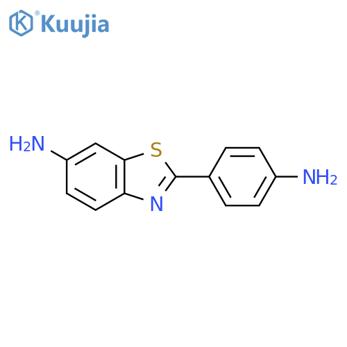 2-(4-Aminophenyl)-1,3-benzothiazol-6-amine structure