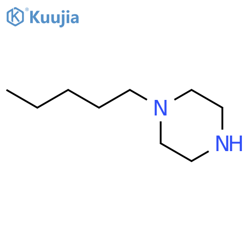 1-Pentylpiperazine structure