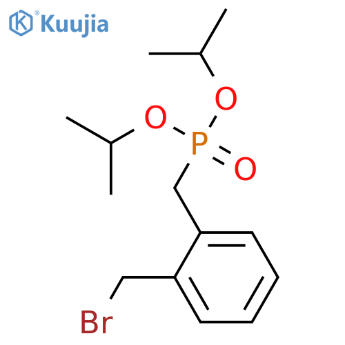 Phosphonic acid,P-[[2-(bromomethyl)phenyl]methyl]-, bis(1-methylethyl) ester structure