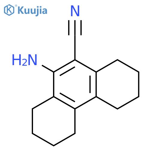 10-Amino-1,2,3,4,5,6,7,8-octahydrophenanthrene-9-carbonitrile structure
