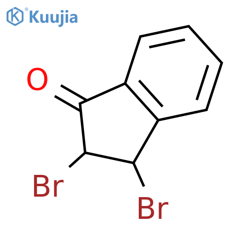 2,3-Dibromo-2,3-dihydro-1H-inden-1-one structure