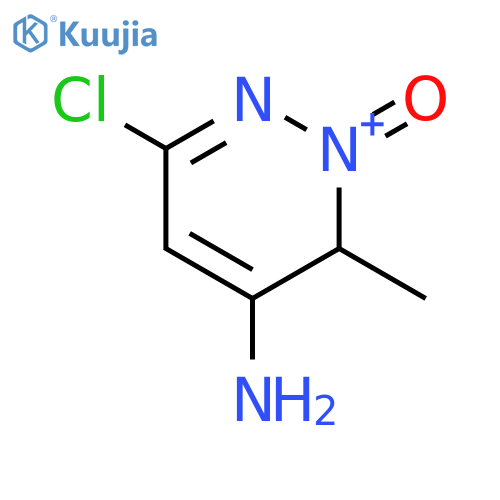6-chloro-3-methyl-2-oxidopyridazin-2-ium-4-amine structure