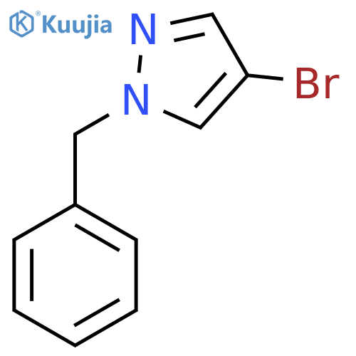 4-Bromo-1-(phenylmethyl)--1H-pyrazole structure