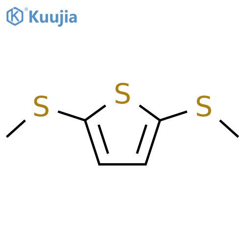 Thiophene, 2,5-bis(methylthio)- structure