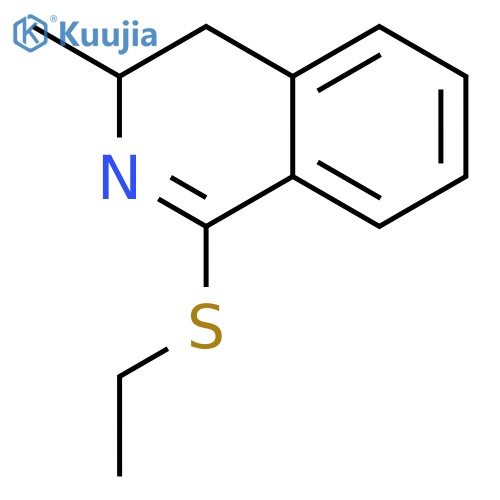 ISOQUINOLINE, 1-(ETHYLTHIO)-3,4-DIHYDRO-3-METHYL- structure