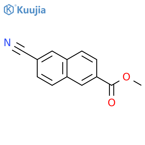 Methyl 6-Cyanonaphthalene-2-carboxylate structure