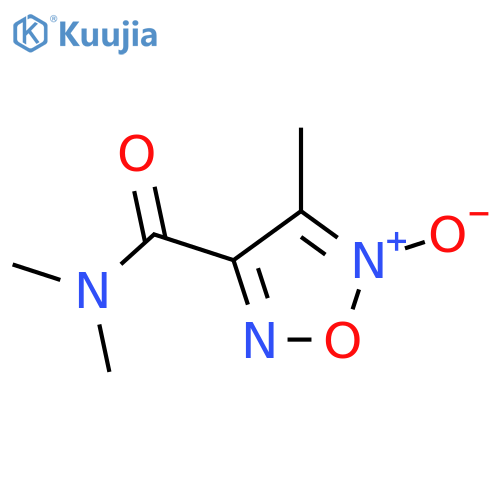 N,N,4-trimethyl-1,2,5-oxadiazole-3-carboxamide 5-oxide structure