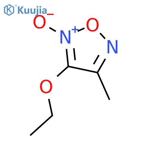 1,2,5-OXADIAZOLE, 3-ETHOXY-4-METHYL-, 2-OXIDE structure