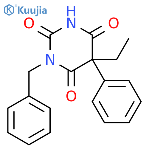(±)-Benzylphenobarbital structure