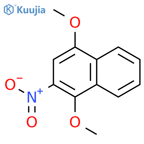 Naphthalene, 1,4-dimethoxy-2-nitro- structure