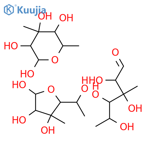 6-Deoxy-3-C-methyl-D-mannose structure