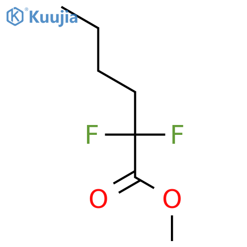 Methyl 2,2-difluorohexanoate structure