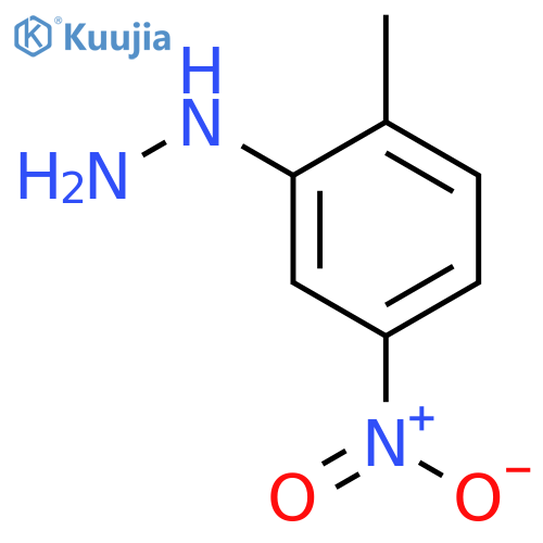 (2-Methyl-5-nitrophenyl)hydrazine structure
