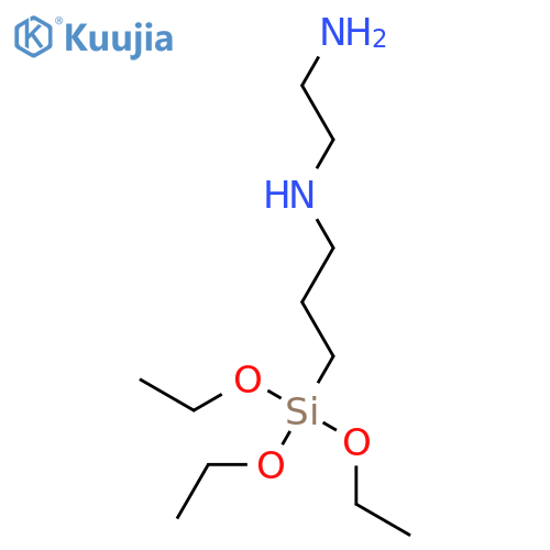 N-(2-Aminoethyl)-3-aminopropyltriethoxysilane structure
