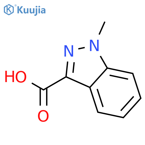 1-Methyl-1H-indazole-3-carboxylic acid structure