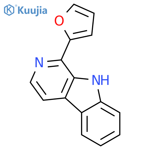 9H-Pyrido[3,4-b]indole,1-(2-furanyl)- structure
