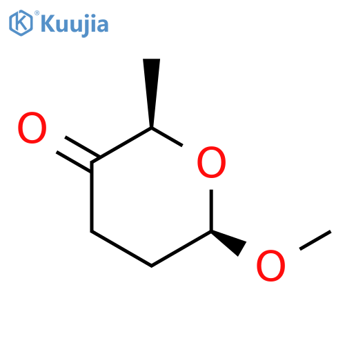 2H-PYRAN-3(4H)-ONE, DIHYDRO-6-METHOXY-2-METHYL-, (2R-CIS)- structure