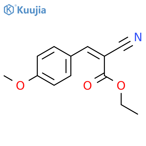 2-PROPENOIC ACID, 2-CYANO-3-(4-METHOXYPHENYL)-, ETHYL ESTER, (Z)- structure