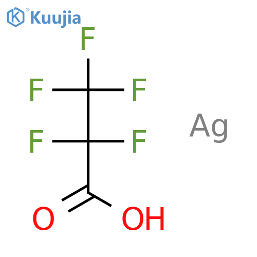 Propanoic acid,2,2,3,3,3-pentafluoro-, silver(1+) salt (1:1) structure