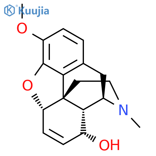 (5alpha,8alpha)-6,7-didehydro-4,5-epoxy-3-methoxy-17-methylmorphinan-8-ol structure