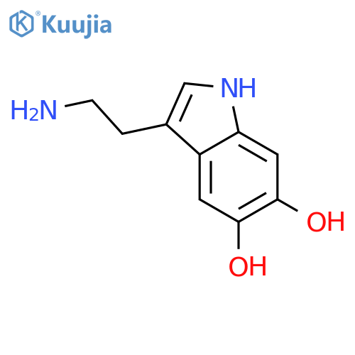 1H-Indole-5,6-diol,3-(2-aminoethyl)- structure