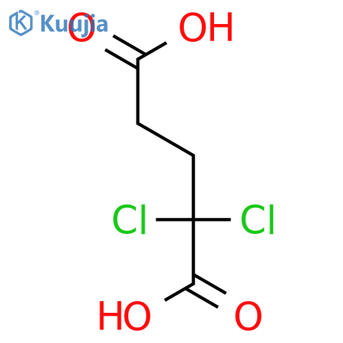 2,2-dichloropentanedioic acid structure