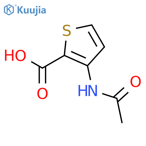 3-Acetamidothiophene-2-carboxylic acid structure