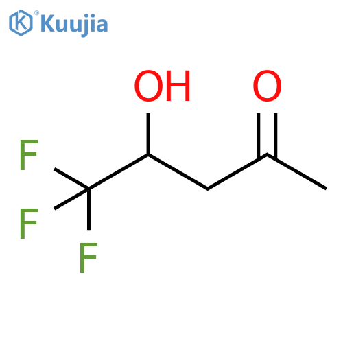 2-Pentanone, 5,5,5-trifluoro-4-hydroxy- structure