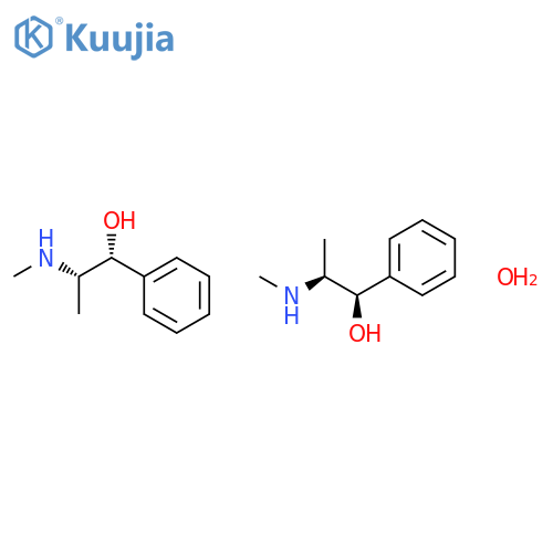 Ephedrine hemihydrate structure