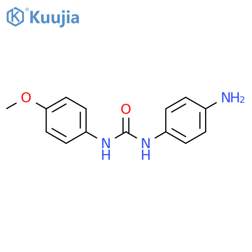3-(4-aminophenyl)-1-(4-methoxyphenyl)urea structure